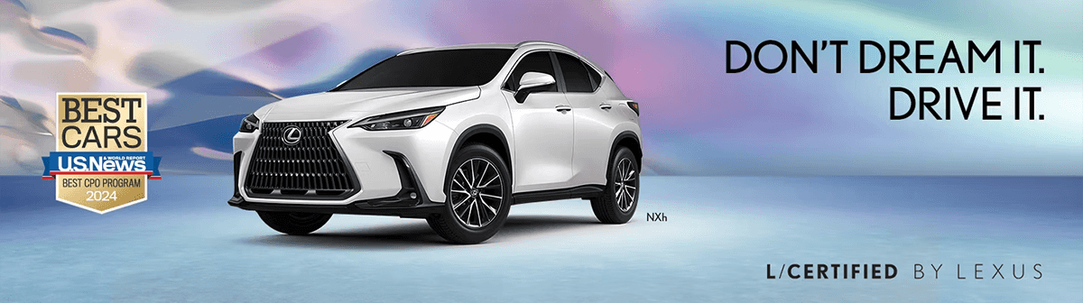 Certified Pre-Owned Lexus vehicles