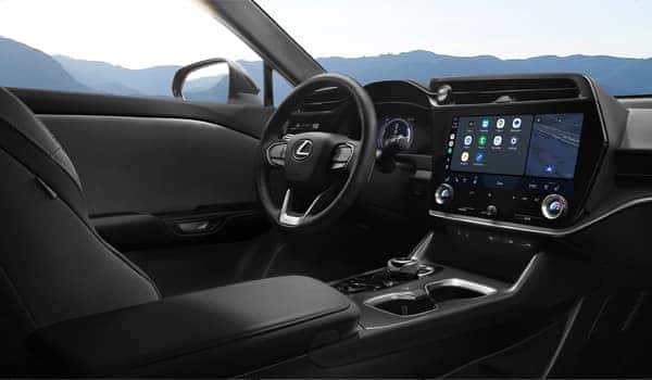 2026 Lexus RZ 550e F SPORT AWD exterior design with F SPORT accents